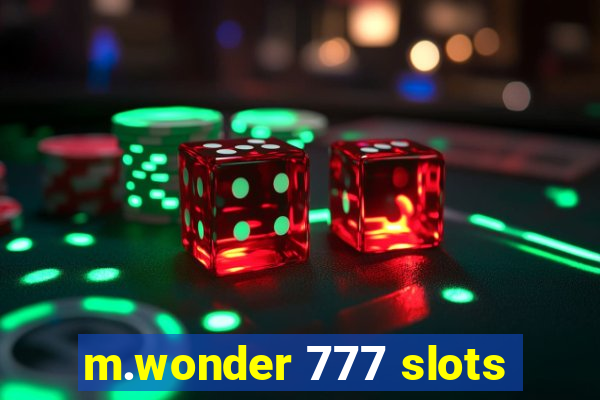 m.wonder 777 slots